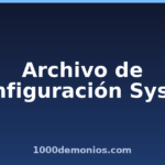 Archivo de configuración Sysctl