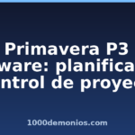 Primavera P3 software: planificación y control de proyectos