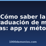 Cómo saber la graduación de mis gafas: app y métodos