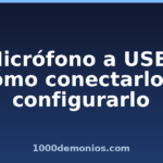 Micrófono a USB: cómo conectarlo y configurarlo Micrófono a USB: cómo conectarlo y configurarlo