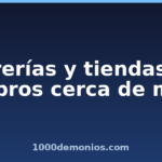 Librerías y tiendas de libros cerca de mí