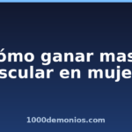Cómo ganar masa muscular en mujeres