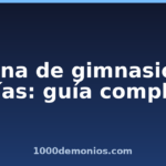 Rutina de gimnasio de 5 días: guía completa